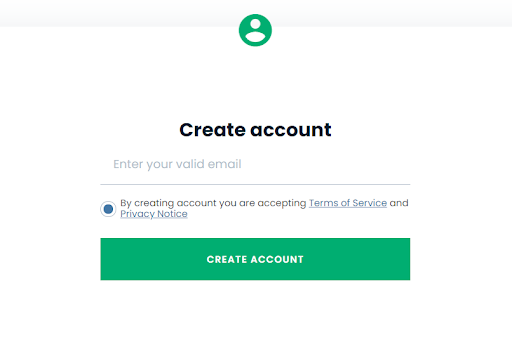 uMobix create account menu