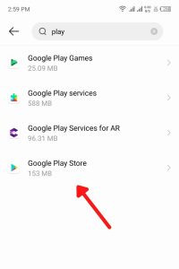 Select Play Store 